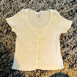 BRANDY MELVILLE Women's white top / one size